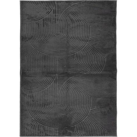 Maison Exclusive - Teppich IZA Kurzflor Skandi-Stil Anthrazit 240