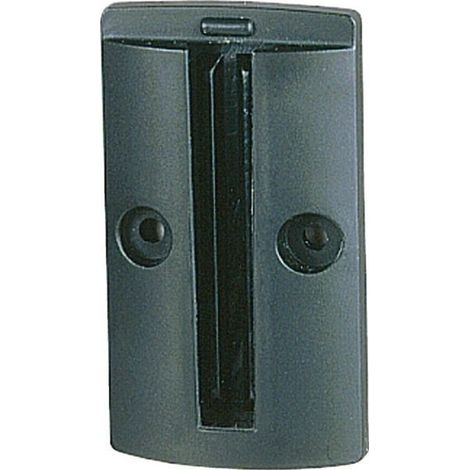 Placa de pared negra para esquina de 50 mm