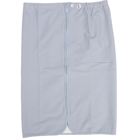 Coussins de Lit Portables pour Incontinence Jupe de Couche-culotte en Coton Réutilisable Lavable Matelas D'incontinence Imperméable avec Fermeture à Glissière pour Personnes âgées (Bleu poussiéreux) (1/5)