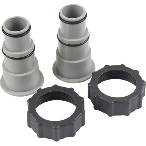 Adaptateur de tuyau de rechange de type A pour pompe Intex Fit ARU à raccord fileté, lot de 2 pièces