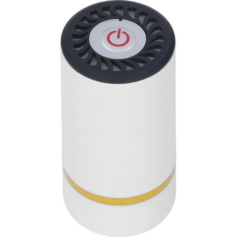 Scelleuse sous vide électrique portable avec batterie lithium 400mAh, pompe à air automatique pour vêtements et nourriture, plastique ABS blanc (1/5)
