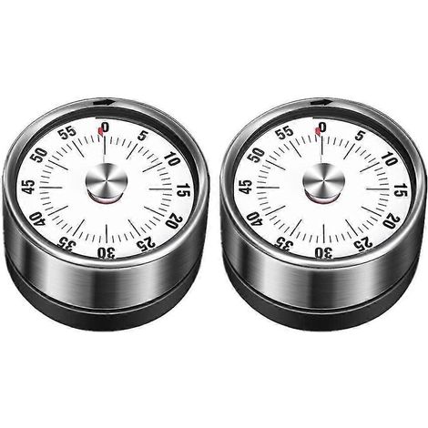 Minuteur de cuisine, horloge de chef avec alarme sonore, mécanique - (1/5)
