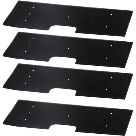 Filters for GE Profile washing machines, filter cotton for WH01X35719, 4-piece filter set, washer-dryer combo, washable and reusable lint filter replacement (black). (1/5)