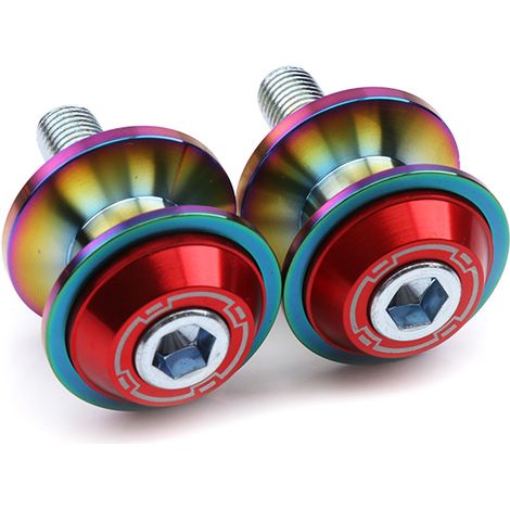 Motorrad-Hinterrad-Heberahmenbolzen 6 mm, 8 mm, 10 mm, Baphomet-Edelstahl-Heberahmenbolzen
