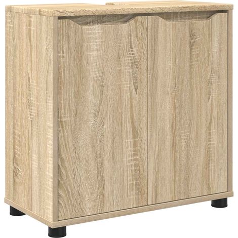 Maison Exclusive - Armoire de lavabo de salle de bain Chêne Sonoma 60 x 30 x 60 cm (1/5)