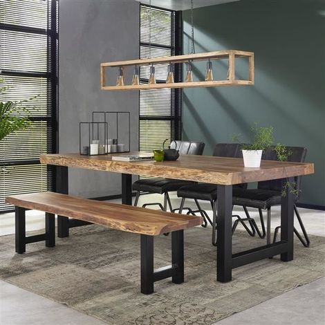 Avela XS Nachttisch 1 Schublade aus massiver Akazie, 2er-Set (1/4)