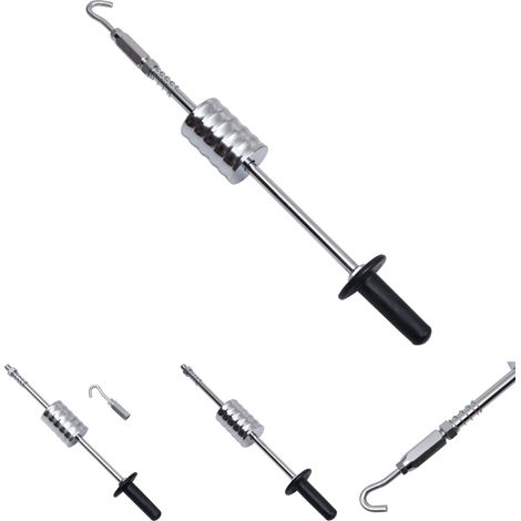 The Living Store Gleithammer mit Haken 65 cm Kohlenstoffstahl -  Handwerkzeuge (1/5)