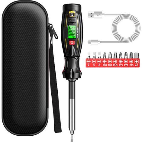 Testeur électrique intelligent multifonction avec écran LCD numérique et 11 bits pour diagnostic de câblage sans testeur de potentiel (1/5)