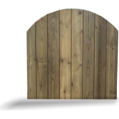 Tongue & Groove Garden Gate - Timber - L2 x W90 x H100 cm - Fully Assembled