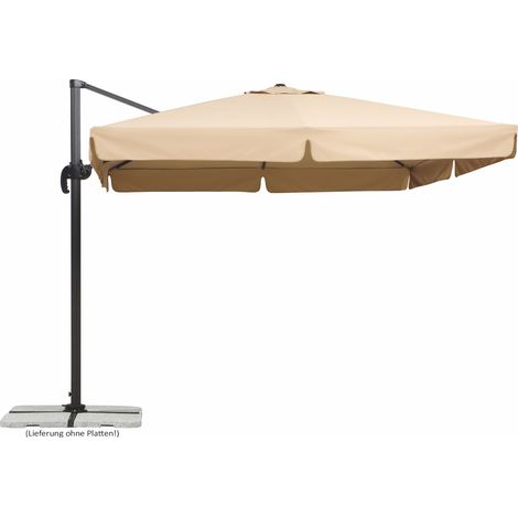 Schneider Alu Ampelschirm Rhodos 300 x 300 cm Sonnenschirm Marktschirm Schirm (1/5)