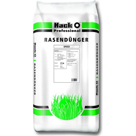 HACK PROFI Rasendünger Speed 25 kg Turbodünger Schnellwirkung Startdünger
