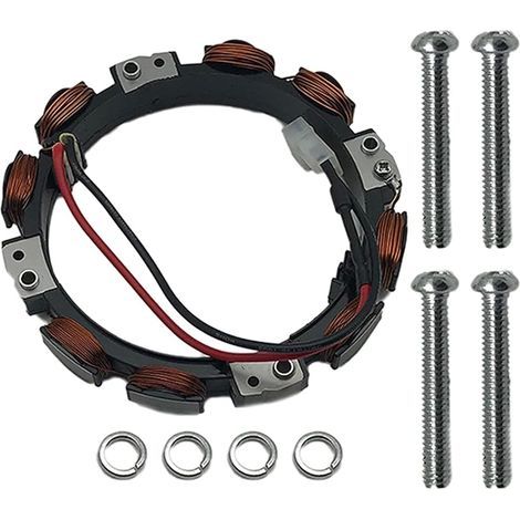 592831 Stator de Rechange pour Briggs & Stratton Alternator 696459 393800 691063 393474 Compatible avec Moteur Toro Snowthrower 19E400 19F400 19K400. (1/5)