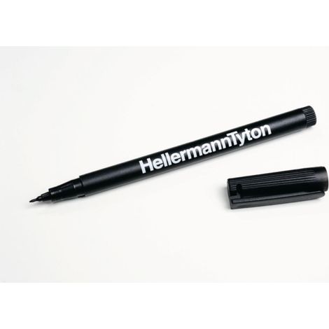 Hellermann Tyton 500 50820 rotulador permanente negro pack 2