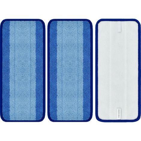 Compatible avec la tête de balai à franges plate Swiffer Wet Jet en microfibre, utilisable à sec ou humide. (1/5)