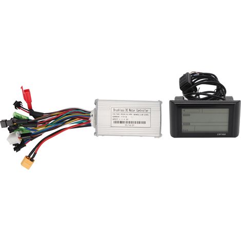 Contrôleur de moteur sans balais à onde sinusoïdale 3 modes SW900 avec écran 17A, kit de contrôleur sans balais pour vélo électrique et scooter électrique. (1/5)