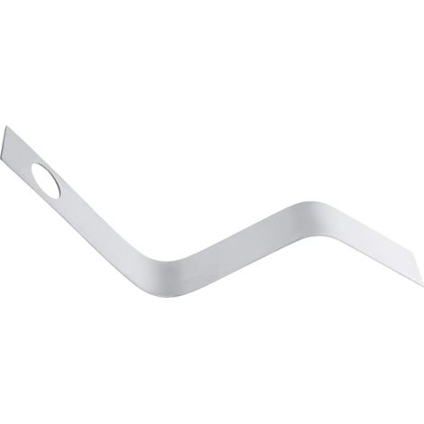 Casier à vin en Forme de S, Support de Stockage de vin en Acier Inoxydable Support d'étagère à vin de Style concis pour la décoration de comptoir de Bar (Stainless Steel) (1/5)