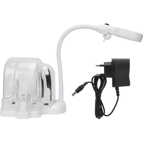 Loupe Lumineuse LED 2 en 1, Portative et de Bureau pour Bijouterie, Modélisme, Soudure et Réparation, Alimentation 110-240V (1/5)
