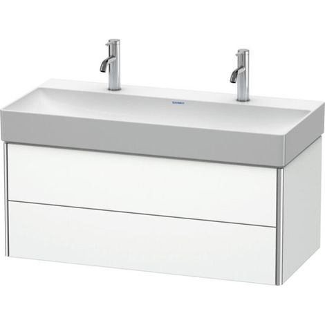 Duravit XSquare mueble bajo lavabo suspendido, 2 cajones, (1/3)