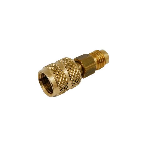 RACCORDO GIREVOLE DIRITTO PER TUBI FLESSIBILI- 1/4M SAE x 5/16F SAE- senza- pezzi 1 (1/2)