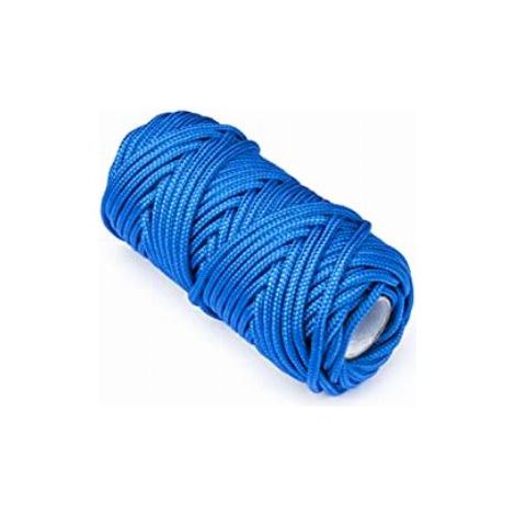 Treccia per veneziana in polipropilene Ø 3 mm. blu elettrico 20 mt. (1/2)