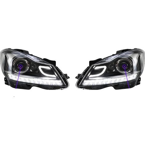 Ensemble de phares, technologie LED, installation plug and play, Ampoule LED de phare, 2 pcs (1/2)