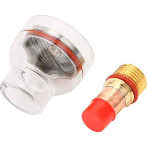 Accessoires pour kit de torche de soudage WP : lentille à gaz, pince, coupelle en verre pour WP-17/18/26 (1/5)
