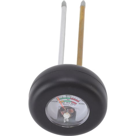 Testeur de sol 3 en 1 : humidité, pH et fertilité. Sonde double sensible et échelle claire. (1/5)
