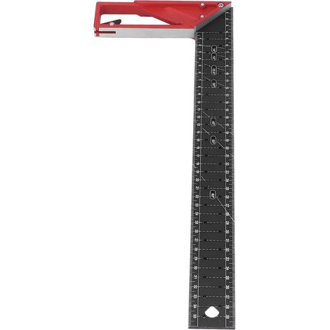 Professioneller L-förmiger Anreißwinkel aus Aluminiumlegierung für Schreinerarbeiten, 40 cm / 15,7 Zoll (1/5)