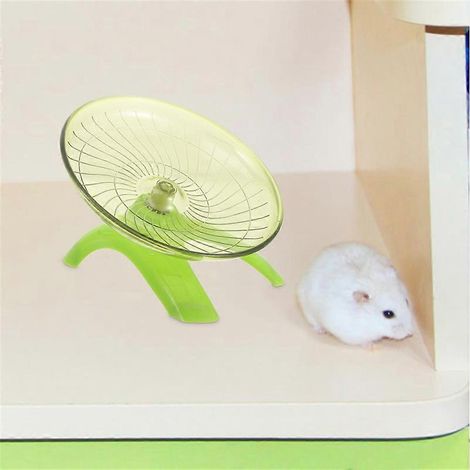 Roue d'exercice pour hamster, accessoires pour hamster, hérisson, gerbille, cochon d'Inde, grand animal de compagnie. (1/4)