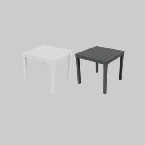 Tavolo componibile quadrato 'bali' col. antracite PRO GARDEN (1/2)