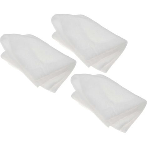vhbw 3x Universal-Filter Fett-Filter für diverse Dunstabzugshauben - 57 x 47 x 4,5 cm, Mikrovlies, Vlies