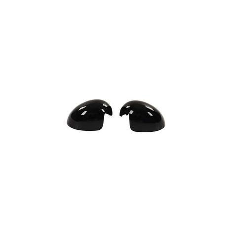 Cubiertas de espejo retrovisor de puerta de 2 piezas en negro brillante, izquierda y derecha, repuesto para Cooper R55 R56 R57 R58 R59 R60 R61 (1/5)