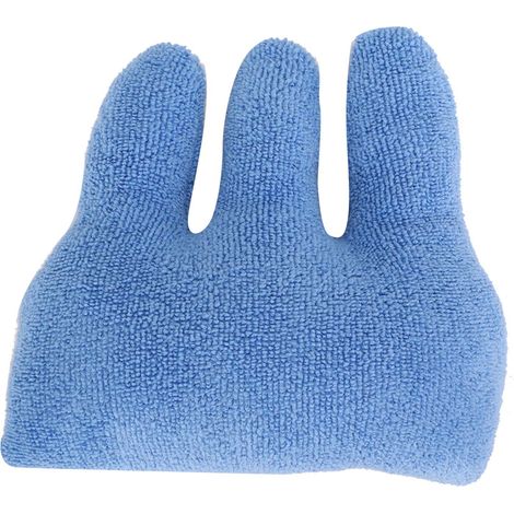 Protège-doigts professionnel anti-adhérent, coussin d’aide aux doigts pour soins des personnes âgées, lit, bleu clair, taille unique. (1/5)