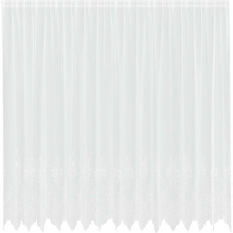 Maison Exclusive - Tenda in Pizzo con tende Bianco 240 x 400 cm Poliestere