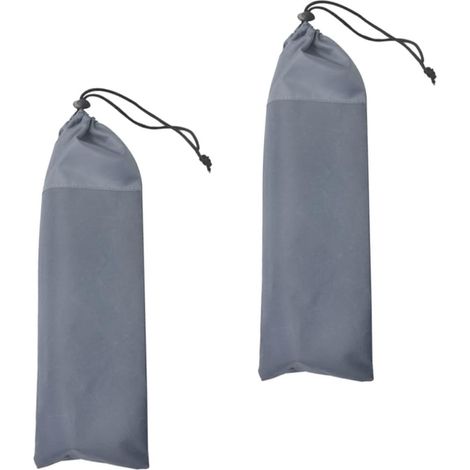 De Rangement pour Ongles Au Sol Fermetures Éclair Tente De Pique- Extérieure Tipi Croquet - Pochette De Rangement pour Accessoires De Camping Grey (1/5)