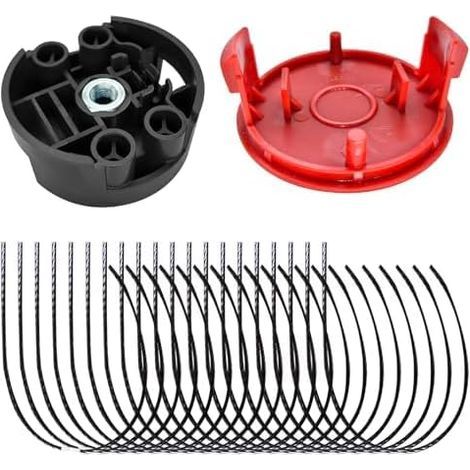 F016800431 Trimmer line compatible with Bosch AFS 23-37 trimmer, Bosch trimmer line 37 cm x 3.5 mm with cutting head F016F04839, spool cover F016F04841 (1/5)