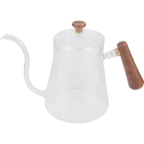 Bouilloire à col de cygne en verre épais, 600 ml (1/5)