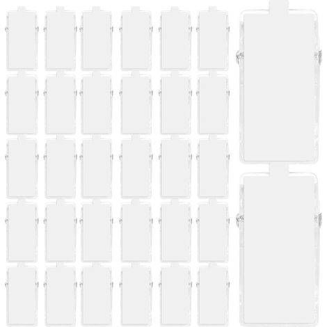 DOITOOL Lot de 50 attaches autocollantes transparentes en (1/5)