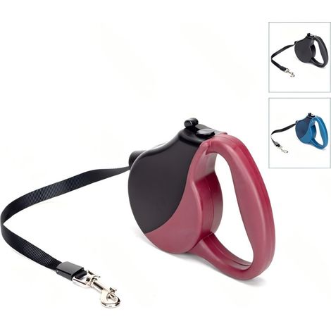 Laisse rétractable automatique 3M pour chiens jusqu'à 25 kg
