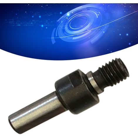 Bohrmaschinen-Winkelschleifer-Adapter, Polierzubehör, Gewindeadapterwelle aus Metall (1/5)