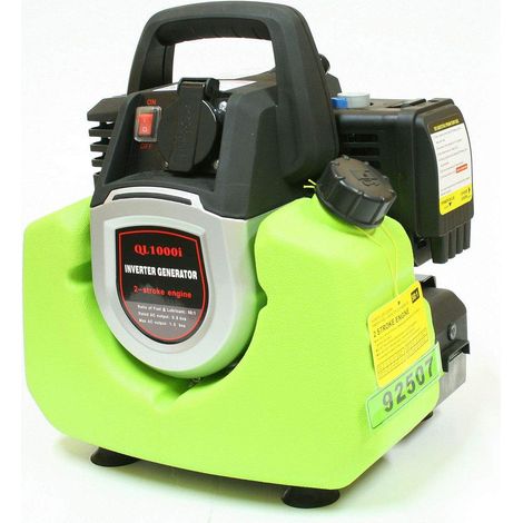 Groupe électrogène portable inverter 1000W 92507 – Moteur 2T 42.7cc – Autonomie 5h – Bruit 65dB – Pour camping et chantiers (1/5)