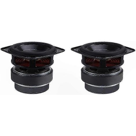 Deux haut-parleurs portables large bande de 2,75 pouces, haut-parleurs Bluetooth 4 ohms 20 W, adaptés à une utilisation intérieure et extérieure. (1/4)