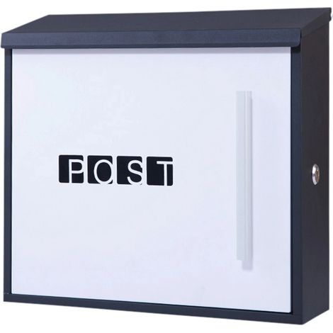 AREBOS Modern Design Mailbox Wall Mailbox Mailbox Newspaper Box (1/5)