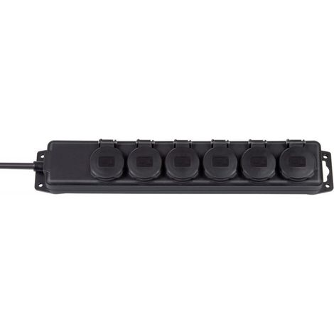 Brennenstuhl Steckdosenverteiler IP44 6-fach noir 2m (1/3)