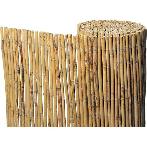 CAÑIZO BAMBU ENTERO NACIONAL IDEAL PARA VALLADOS ROLLO DE 1,20X5 METROS (1/4)