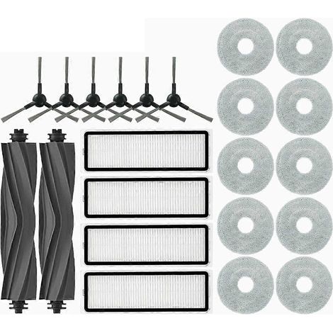 Ersatzteile und Zubehör für Dreame L10S Pro Gen 2 / RLL42SDA: Hauptseitenbürste, HEPA-Filter und Ersatztuch (1/5)