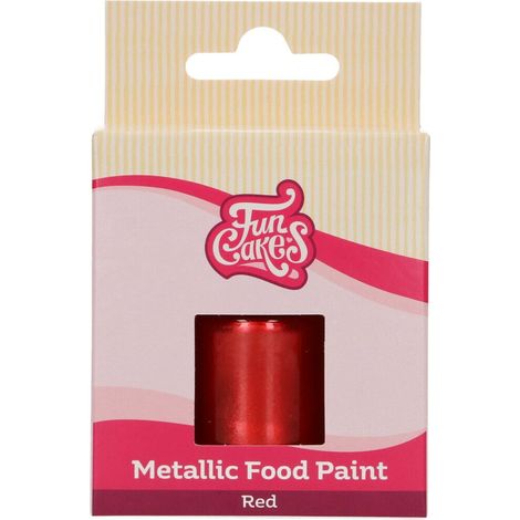 Colorant alimentaire rouge métallique 30 ml (1/2)