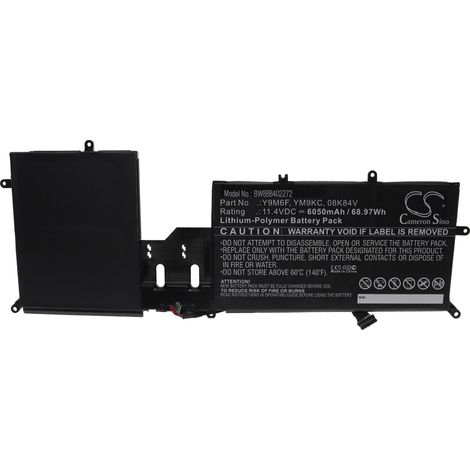 vhbw Akku kompatibel mit Dell Alienware m15 ALW15M-D4738W, ALW15M-D4736W, ALW15M-D4758W, ALW15M-D4746W Notebook (6050 mAh, 11,4 V, Li-Polymer) (1/4)