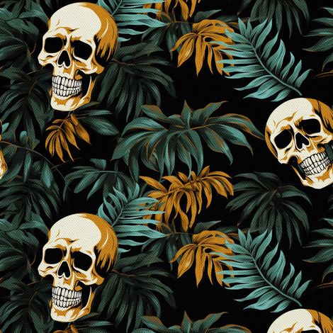Tela decorativa para exteriores Oxford - Motivo de calavera I DX4473 (1/5)