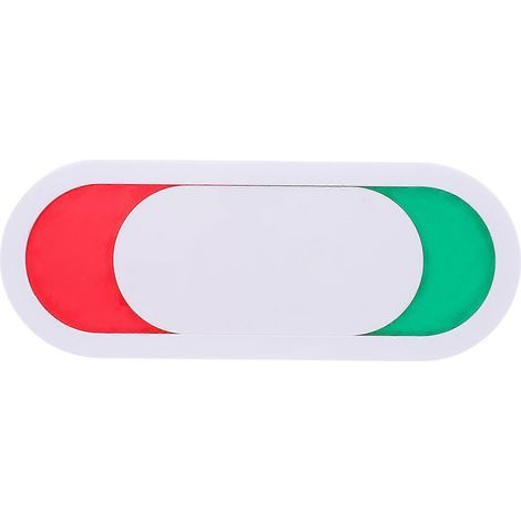 Panneau « Toilettes libres » / « Toilettes occupées » / Panneau « Toilettes coulissantes » / Panneau « Privilégier l'intimité » / Panneau en plastique pour les toilettes-26x10cm-White (1/3)